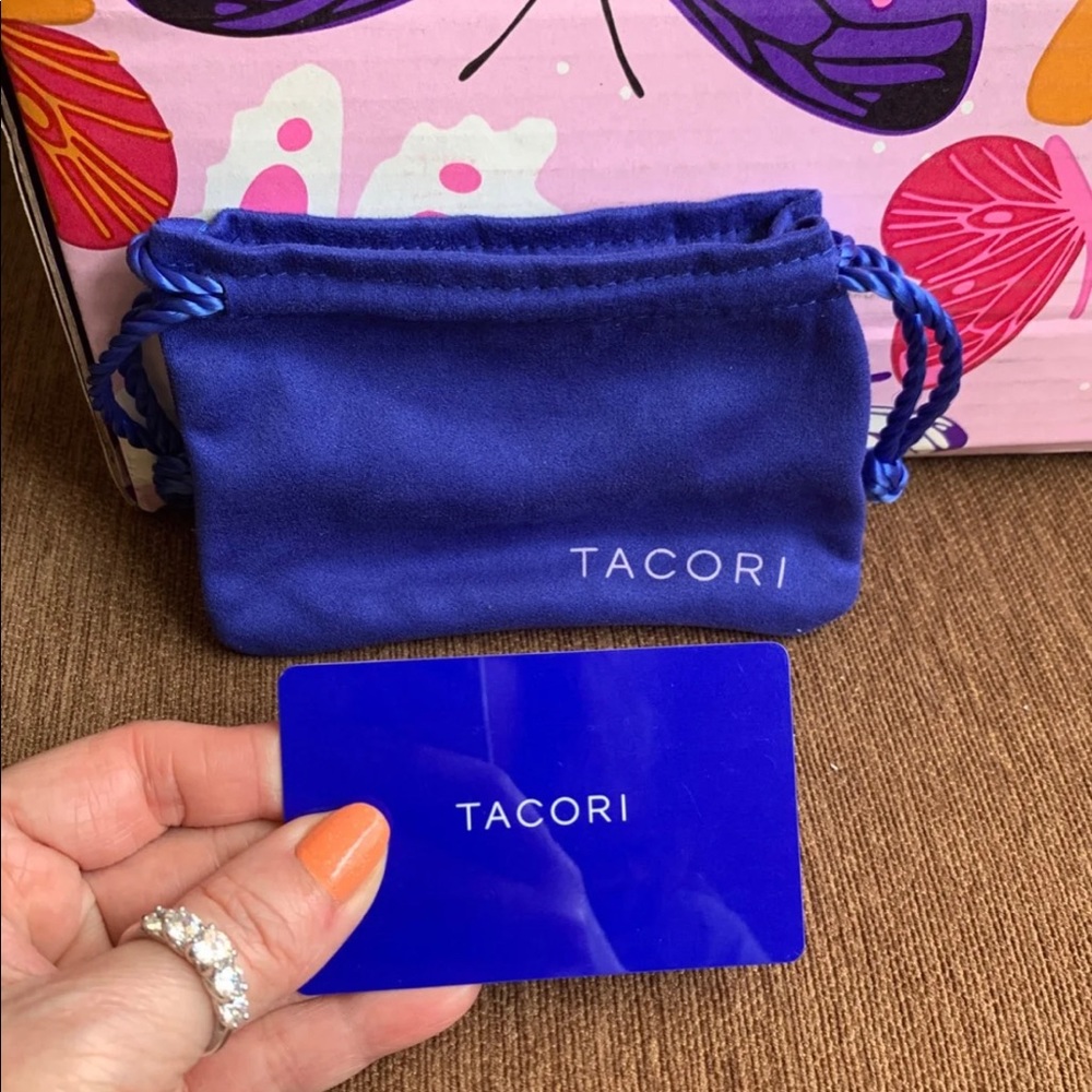 Large TACORI Pouch Bag & Authenticity Card